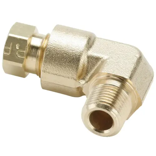 Parker 169HD-3-2 Compression Tube Male Elbow: 1/8" Thread, Compression x MNPT
