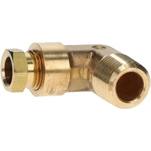 Parker 169HD-6-6 Compression Tube Male Elbow: 3/8" Thread, Compression x MNPT