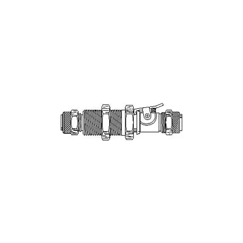Parker 394PSS-6-6 Compression Tube Single End Shutoff Bulkhead Coupler: Compression x Compression