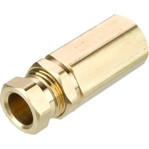 Parker 66HD-4-4 Compression Tube Connector: 1/4" Thread, Compression x FNPT