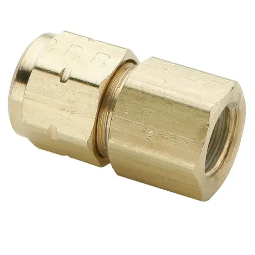 Parker 66VL-4-2 Compression Tube Connector: 1/8-27" Thread, Compression x FNPT