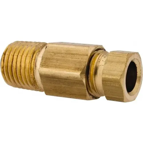 Parker 68HD-5-4 Compression Tube Connector: 1/4" Thread, Compression x MNPT