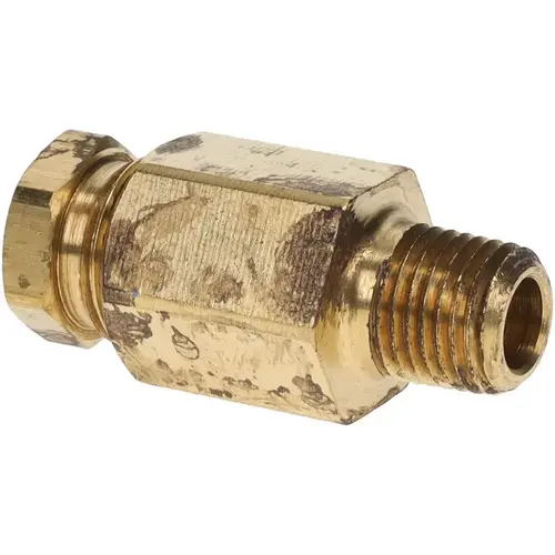 Parker 68HD-8-4 Compression Tube Connector: 1/4" Thread, Compression x MNPT
