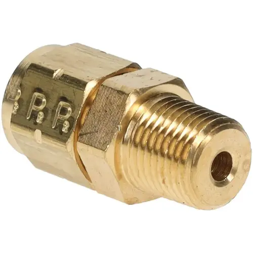 Parker 68VL-3-2 Compression Tube Connector: 1/8-27" Thread, Compression x MNPT