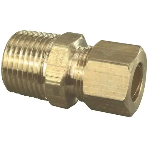 Proplus 102631 Brass Male Adapter 3/8 in. Compression x 1/2 in. MIP Lead Free