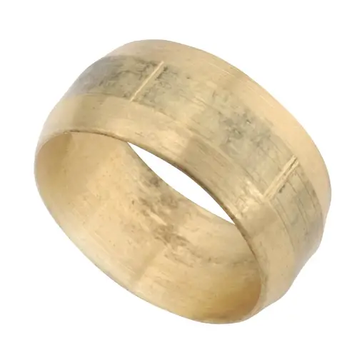 Anderson Metals 730050-06 3/8 In. Low Lead Brass Compression Sleeve - pack of 50