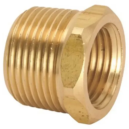 BrassCraft PRB-12-8X 3/4 in. MIP x 1/2 in. FIP Lead Free Gas Appliance Connector Brass