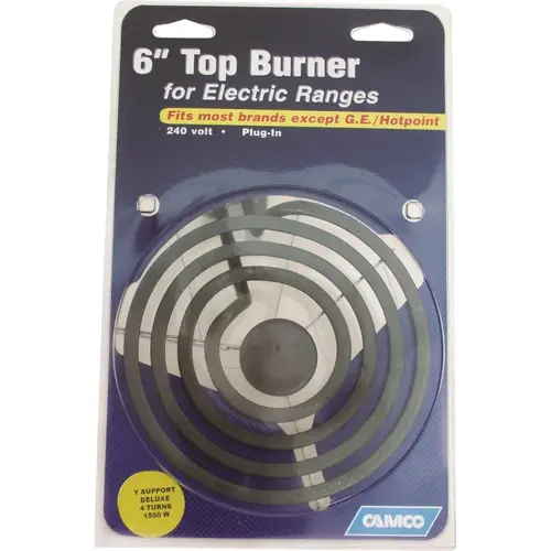 Camco 00243 Top Burner, 240 V, 1500 W, Plug