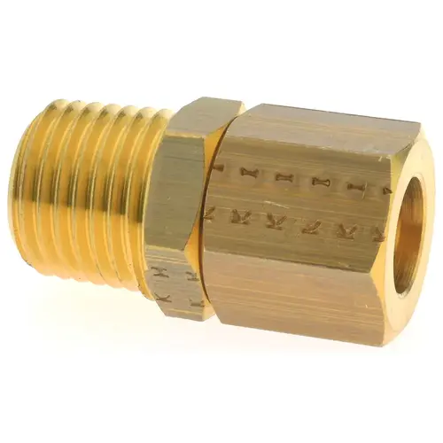 Legris 0105 08 13 Compression Tube Connector: 1/4" Thread, Compression x MBSPT
