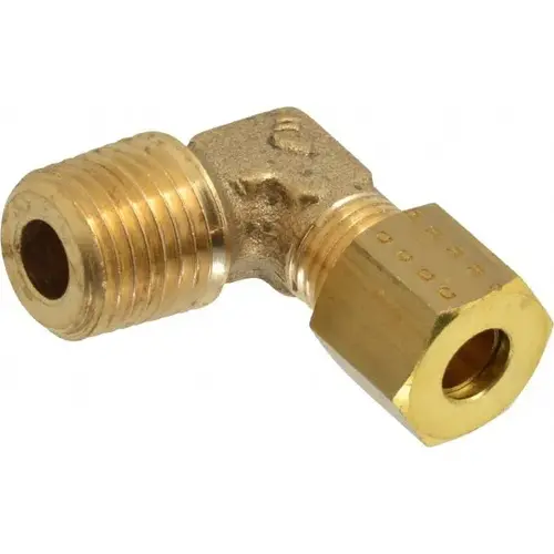 Legris 0109 06 13 Compression Tube Male Elbow: 1/4" Thread, Compression x MBSPT