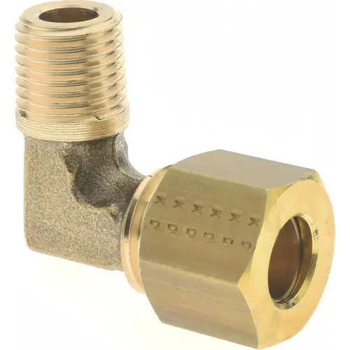 Legris 0109 10 13 Compression Tube Male Elbow: 1/4" Thread, Compression x MBSPT