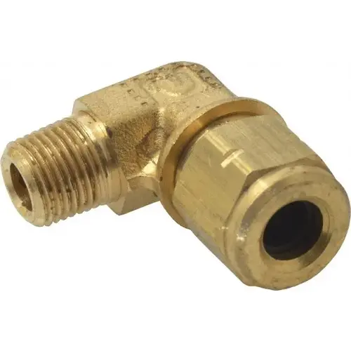 Parker 169VL-4-2 Compression Tube Male Elbow: 1/8-27" Thread, Compression x MNPT