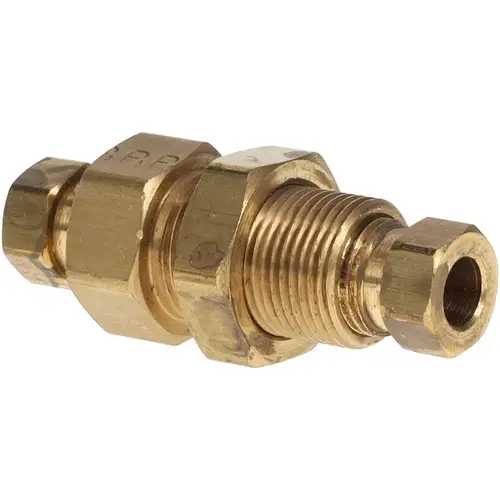 Parker 62HDBH-4 Compression Tube Bulkhead Union: Compression x Compression