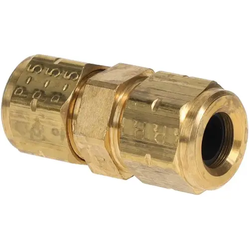 Parker 62VL-5 Compression Tube Union: Compression x Compression