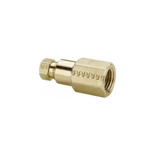 Parker 66HD-2-2 Compression Tube Connector: 1/8" Thread, Compression x FNPT