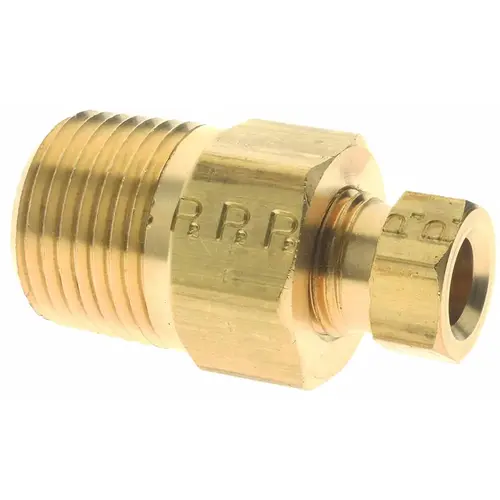 Parker 68HD-4-6 Compression Tube Connector: 3/8" Thread, Compression x MNPT