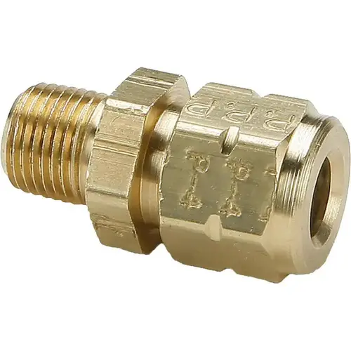 Parker 68VL-4-2 Compression Tube Connector: 1/8-27" Thread, Compression x MNPT