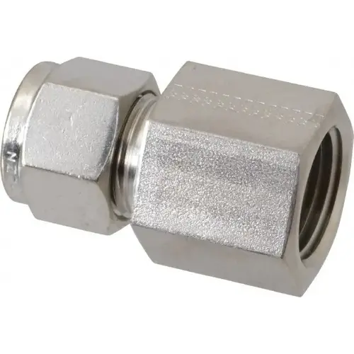 Parker 8FSC8N-316 Compression Tube Connector: 1/2-14" Thread, Compression x FNPT