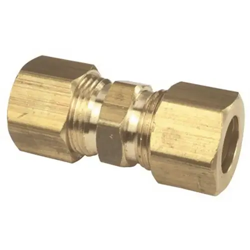 Proplus 102628 3/8 in. x 1/4 in. Lead Free Brass Compression Union