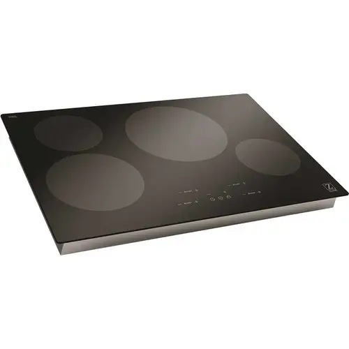 ZLINE Kitchen and Bath RCIND-30 30 in. 4 Burner Top Control Induction Cooktop in Black Glass
