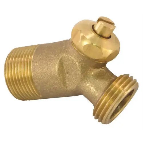American Water Heater 100093608 BRASS WATER HEATER DRAIN VALVE 1 IN. INSULATION MODEL THICK Bronze/Copper Metallic