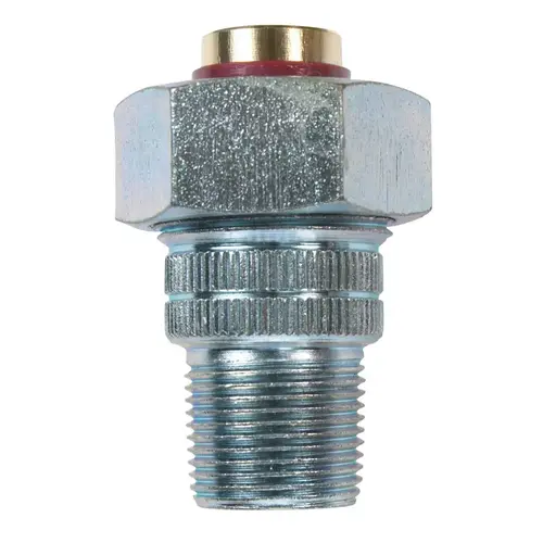B&K 167-004NL Pipe Union, 3/4 in, MIP x Sweat, Brass, 250 psi Pressure