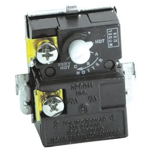 Camco 07723 Camco Water Heater Thermostat Apcom Style Lower Single Pole Universal Black