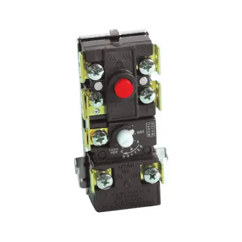 Camco 07863 Water Heater Thermostat, 240 V, 110 to 160 deg F Black