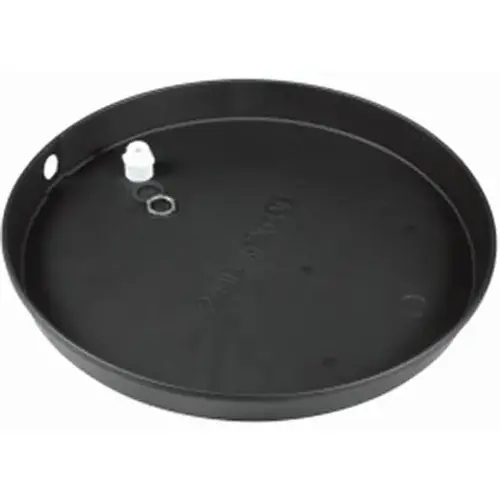 Camco 11360 Camco 24-Inch Water Heater Plastic Drain Pan Black