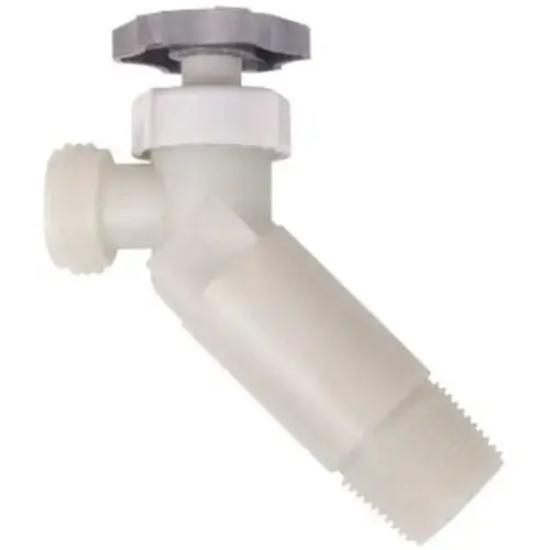 Camco 11523 Water Heater Drain Valve, 3/4 MPT x 3/4 MHT x 2-1/2 In.