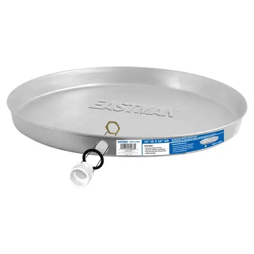 Eastman 60086 Water Heater Pan Aluminum Gas 22"