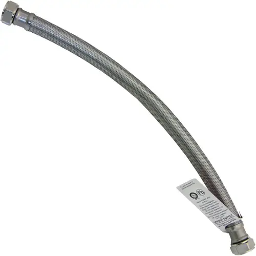 Lasco 10-1342 3/4 In. FIP X 3/4 In. FIP X 18 In. L Water Heater Connector