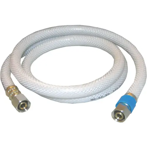 Lasco 10-2534 3/8 In. C x 3/8 In. C x 36 In. L Braided Poly Vinyl Appliance Water Connector