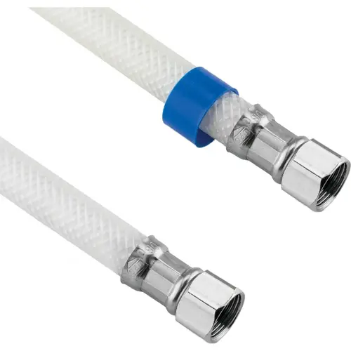 Lasco 10-2546 3/8 In. C x 3/8 In. C x 48 In. L Braided Poly Vinyl Appliance Water Connector