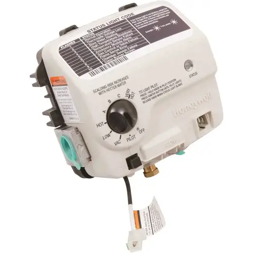 National Brand Alternative 100093970 Honeywell Replacement Gas Valve Natural Gas 1 in. Ultra Lonox White