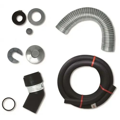 Noritz EZ2FVK-2 35 ft. Flex Vent Kit Gray