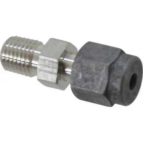 Parker 2-1 FBZ-SS Compression Tube Connector: 1/16" Thread, Compression x MNPT