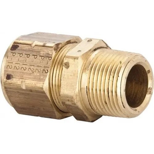 Parker 68VL-12-12 Compression Tube Connector: 3/4-14" Thread, Compression x MNPT