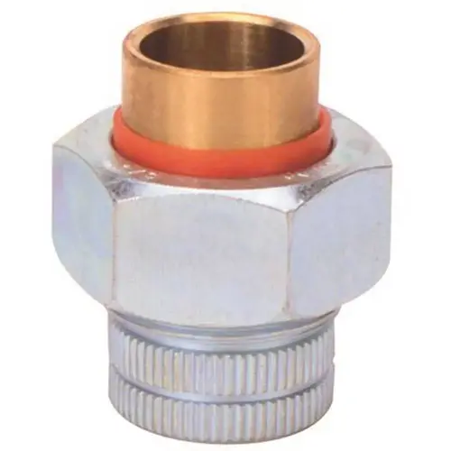Proplus 260956 3/4 in. FIP x 1/2 in. Sweat Lead Free Dielectric Union Bronze/Copper Metallic