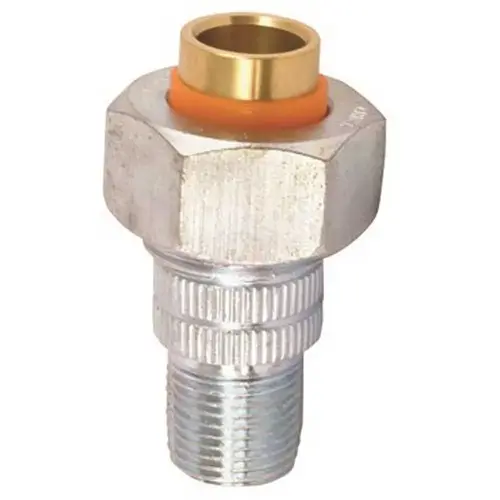 Proplus 260972 3/4 in. MIP x 3/4 in. FT Sweat Lead Free Dielectric Union Bronze/Copper Metallic