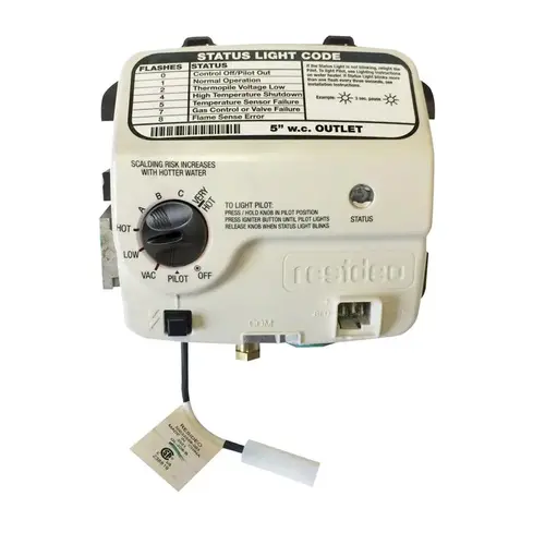 Reliance 100112336 Control Valve Thermostat Natural Gas 4.5" H X 5" W