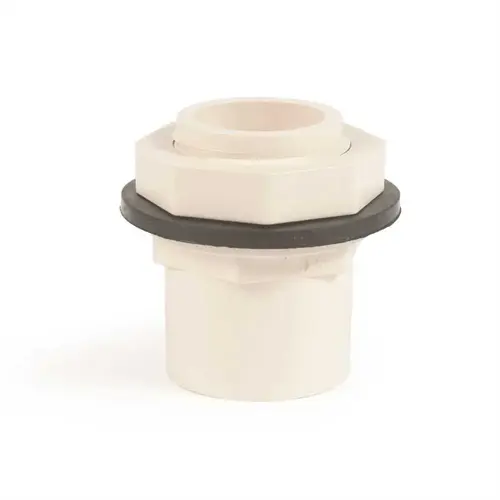Camco 11366 24 in. I.D. Plastic Drain Pan with CPVC Fitting Black