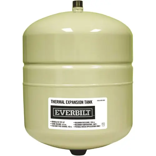 Everbilt EF-TET-4T 4.5 gal. Thermal Expansion Tank Beige/Bisque