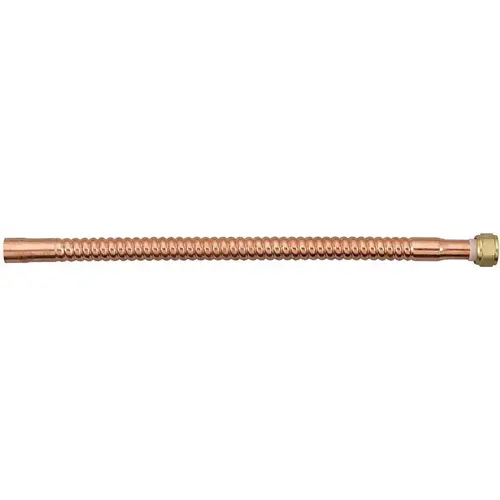 Homewerks 7211-12-34FIP-S Water Heater Supply Line 3/4" FIP X 3/4" D Sweat 12" Copper