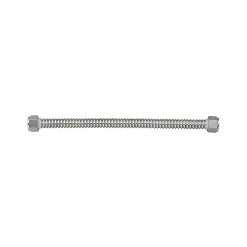 Homewerks Worldwide 7215-15-34FIP Water Heater Connector, Corrugated Stainless Steel, 3/4-FIP x 3/4-FIP x 15-In.