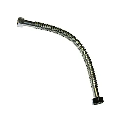 LARSEN SUPPLY CO., INC. 10-1372 Magna Flex Water Heater Connector, Stainless Steel, 3/4 x 3/4 x 15-In.