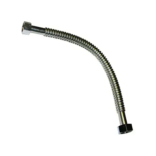 LARSEN SUPPLY CO., INC. 10-1376 Magna Flex Water Heater Connector, Stainless Steel, 3/4 x 3/4 x 24-In.