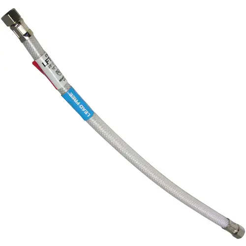 Lasco 10-2516 3/8 In. C x 3/8 In. C x 16 In. L Braided Poly Vinyl Appliance Connector