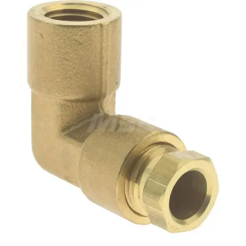 Parker 170HD-6-4 Compression Tube Female Elbow: 1/4" Thread, Compression x FNPT