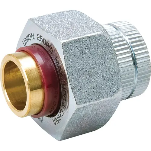 PROLINE 168-003NL 1/2 In. FIP x 1/2 In. SWT Galvanized Steel Dielectric Union